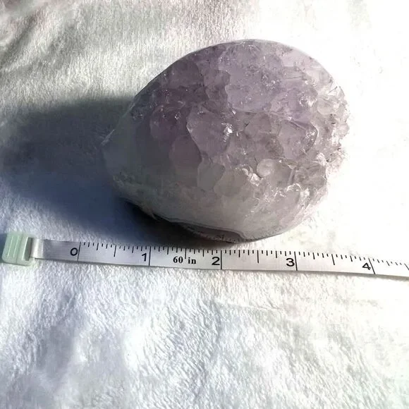 Amethyst Geode Crystal Egg